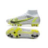 Nike Mercurial Superfly Elite AG PRO Plata Safari Blanco Negro Plata Neon